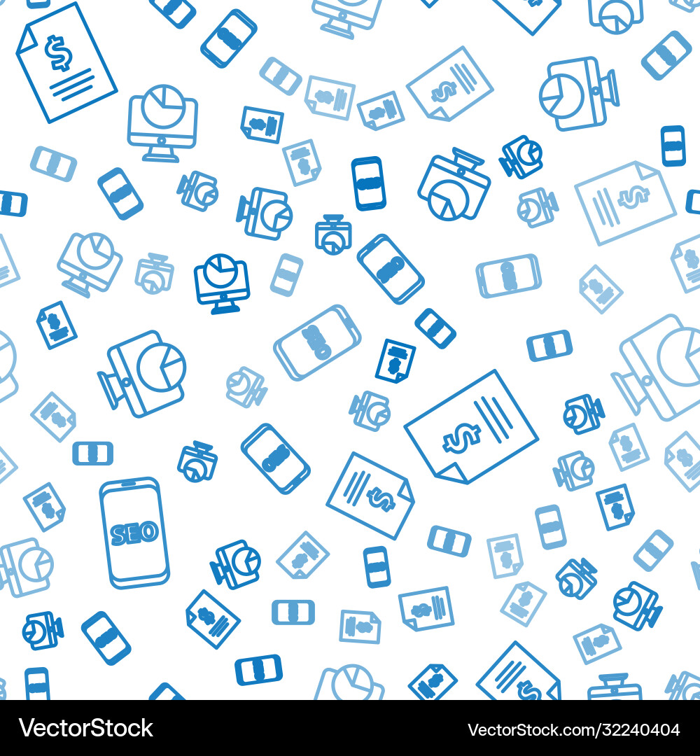 Set line mobile phone seo optimization contract Set line mobile phone seo optimization contract vector image