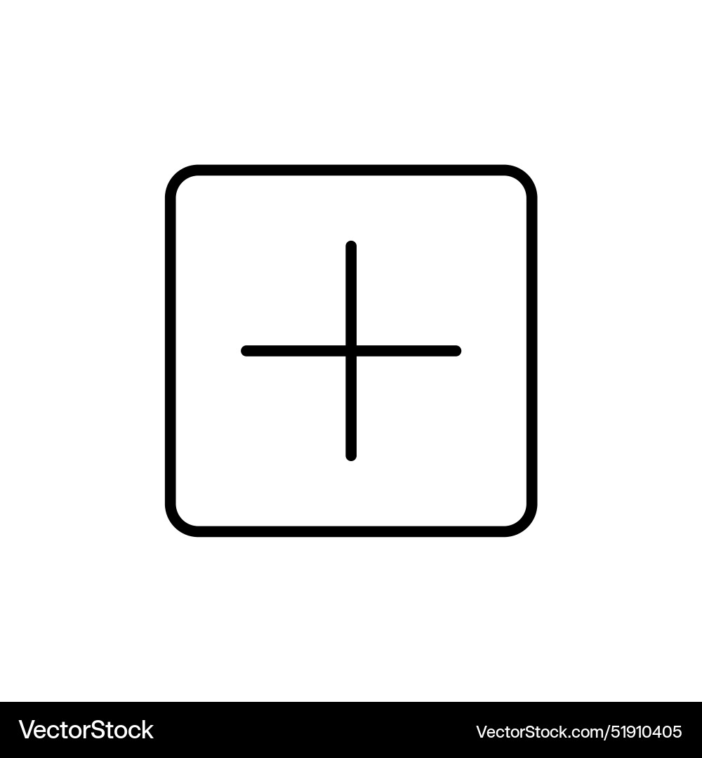 Add plus icon perfect for adding new features Add plus icon perfect for adding new features Vector Image
