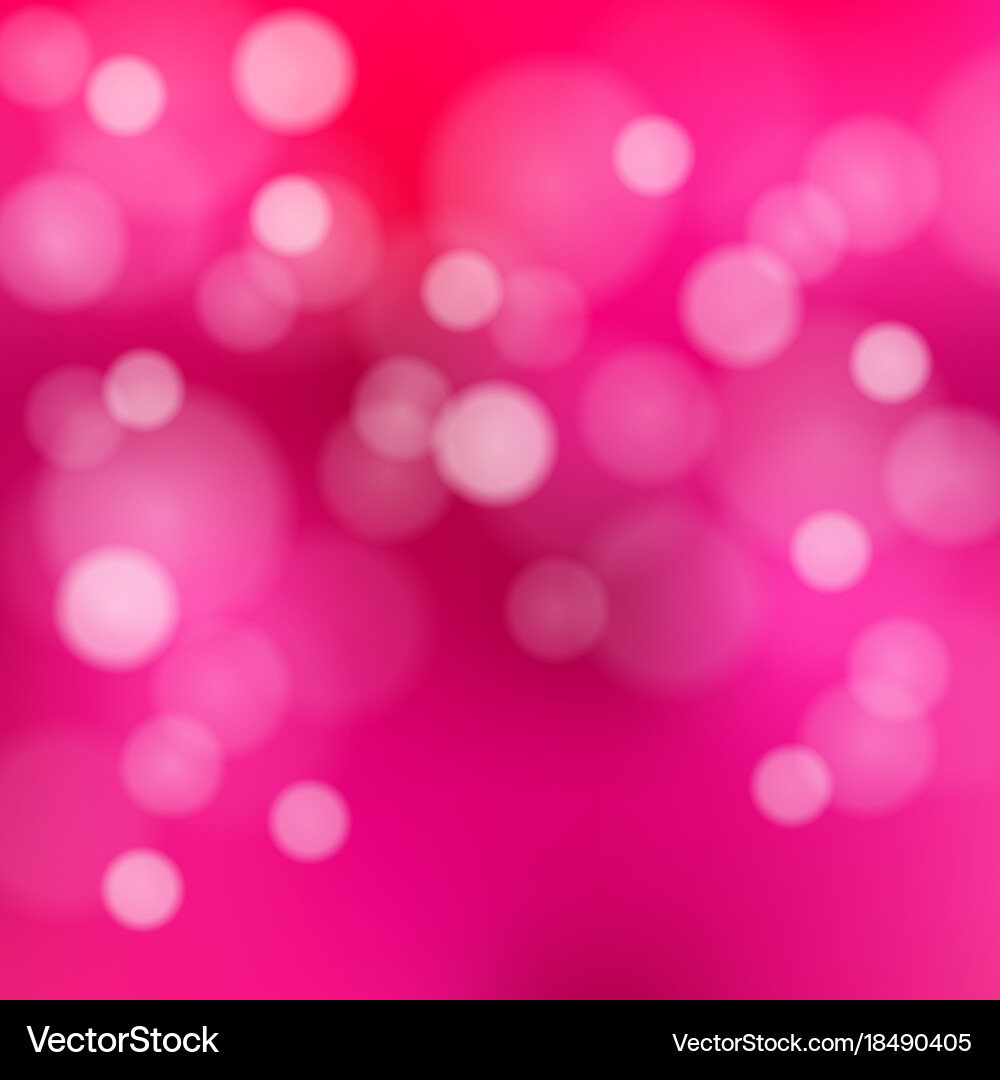 Blurred background with bokeh effect vector image