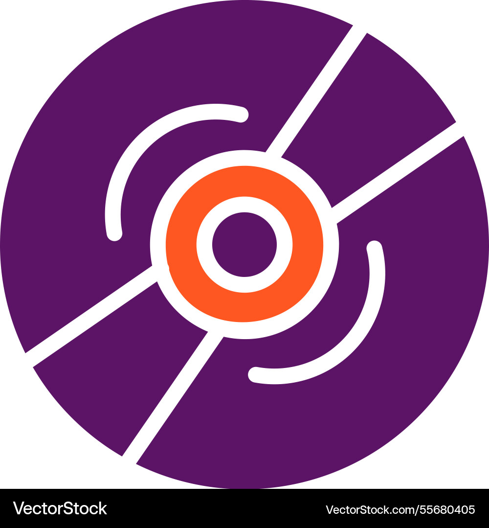 Compact disk icon design Vector Image