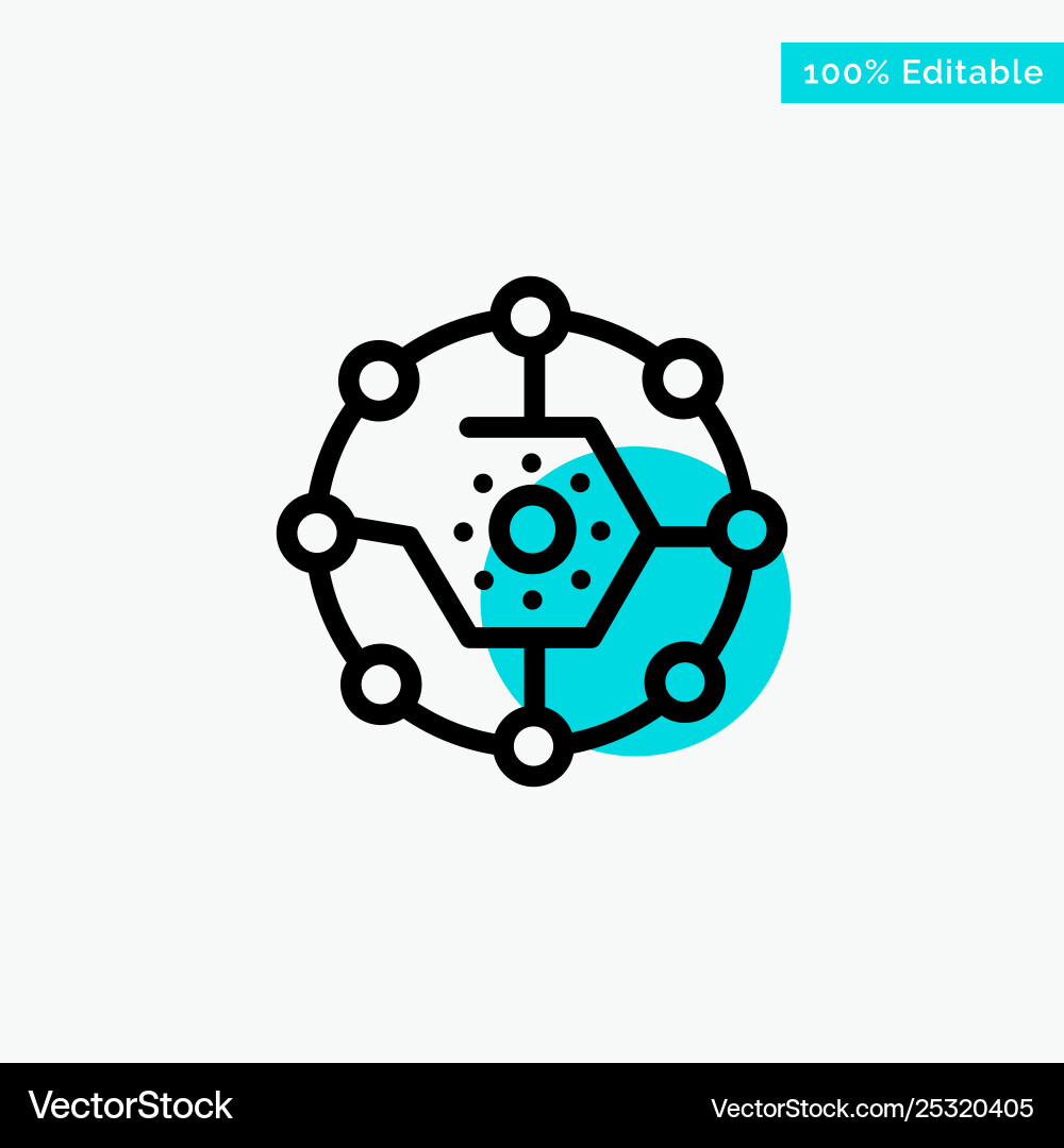 Computing share connectivity network Computing share connectivity network vector image
