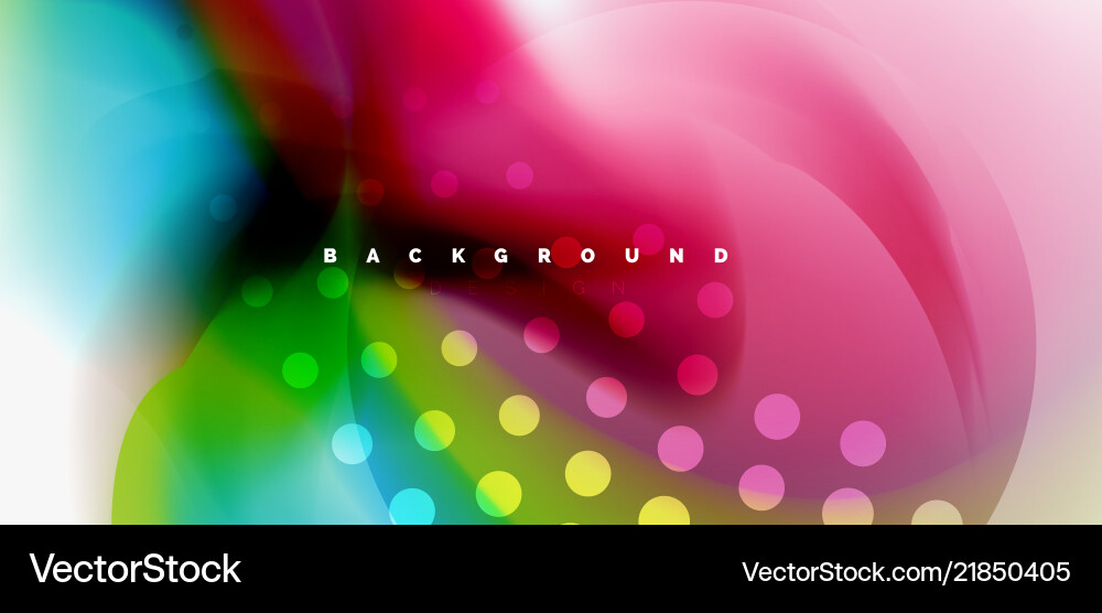 Mixing liquid color flow abstract background vector image