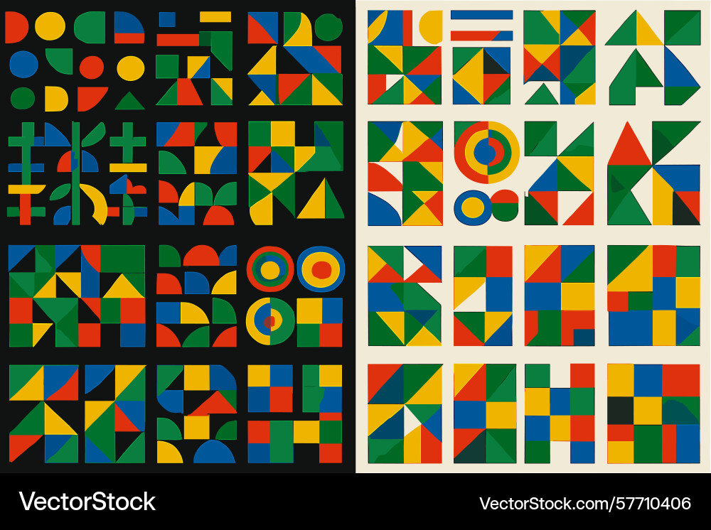 Abstract geometric pattern with squares triangles Abstract geometric pattern with squares triangles vector image