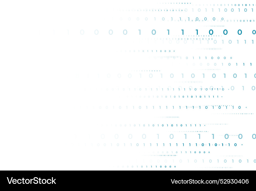 Digitaler weißer Hintergrund mit Binärcode Digitaler weißer Hintergrund mit Binärcode Vektorbild
