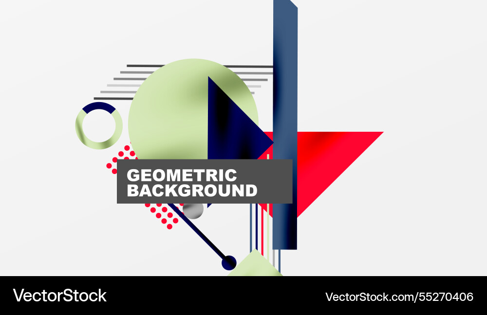 Geometric background showcasing sharp lines Vector Image