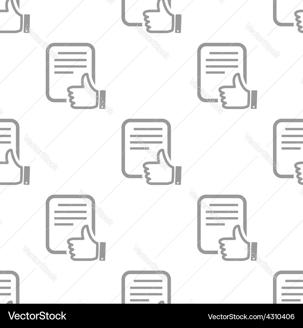 New document seamless pattern vector image