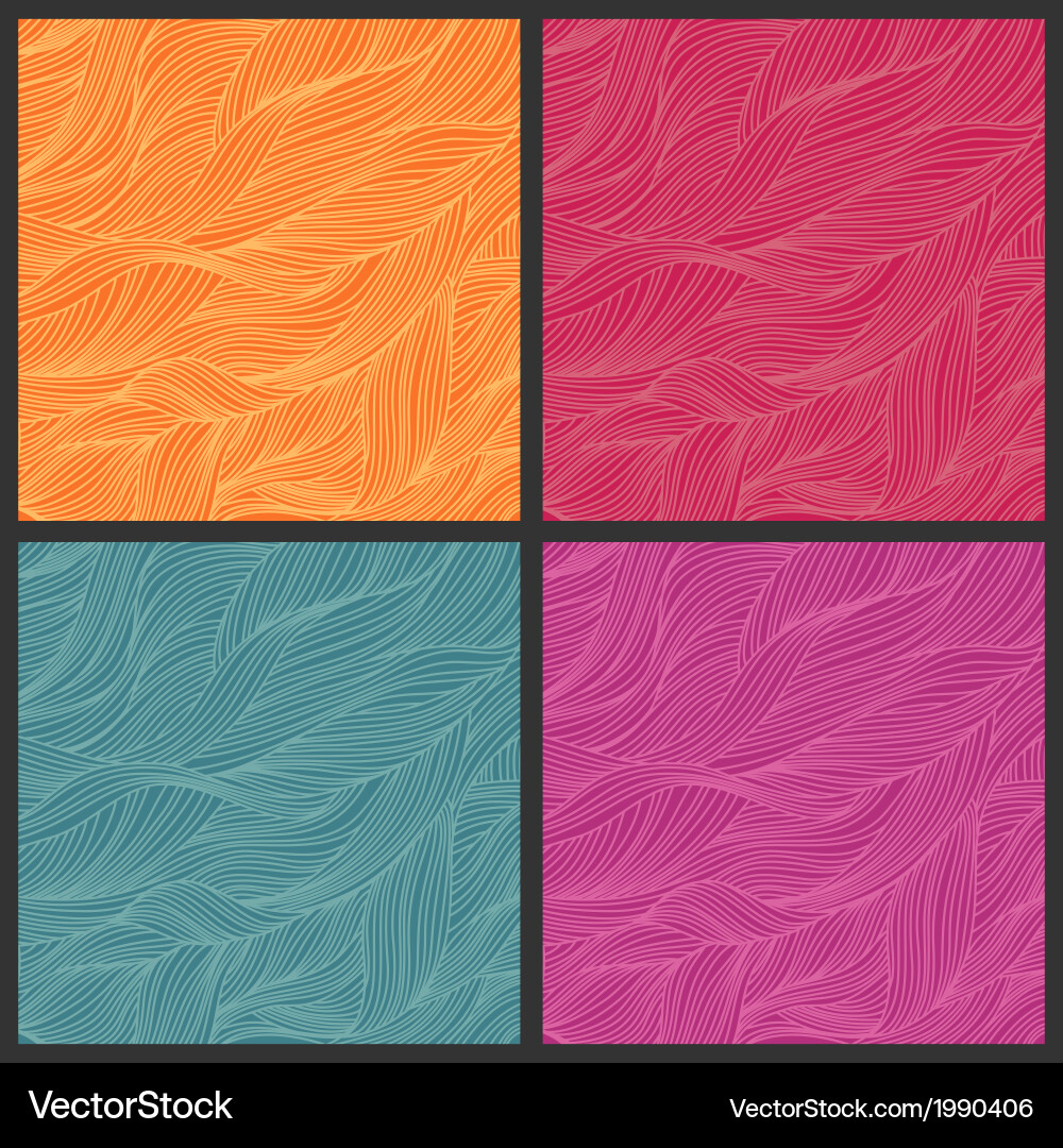 Ocean Wave Pattern Background Vector Image