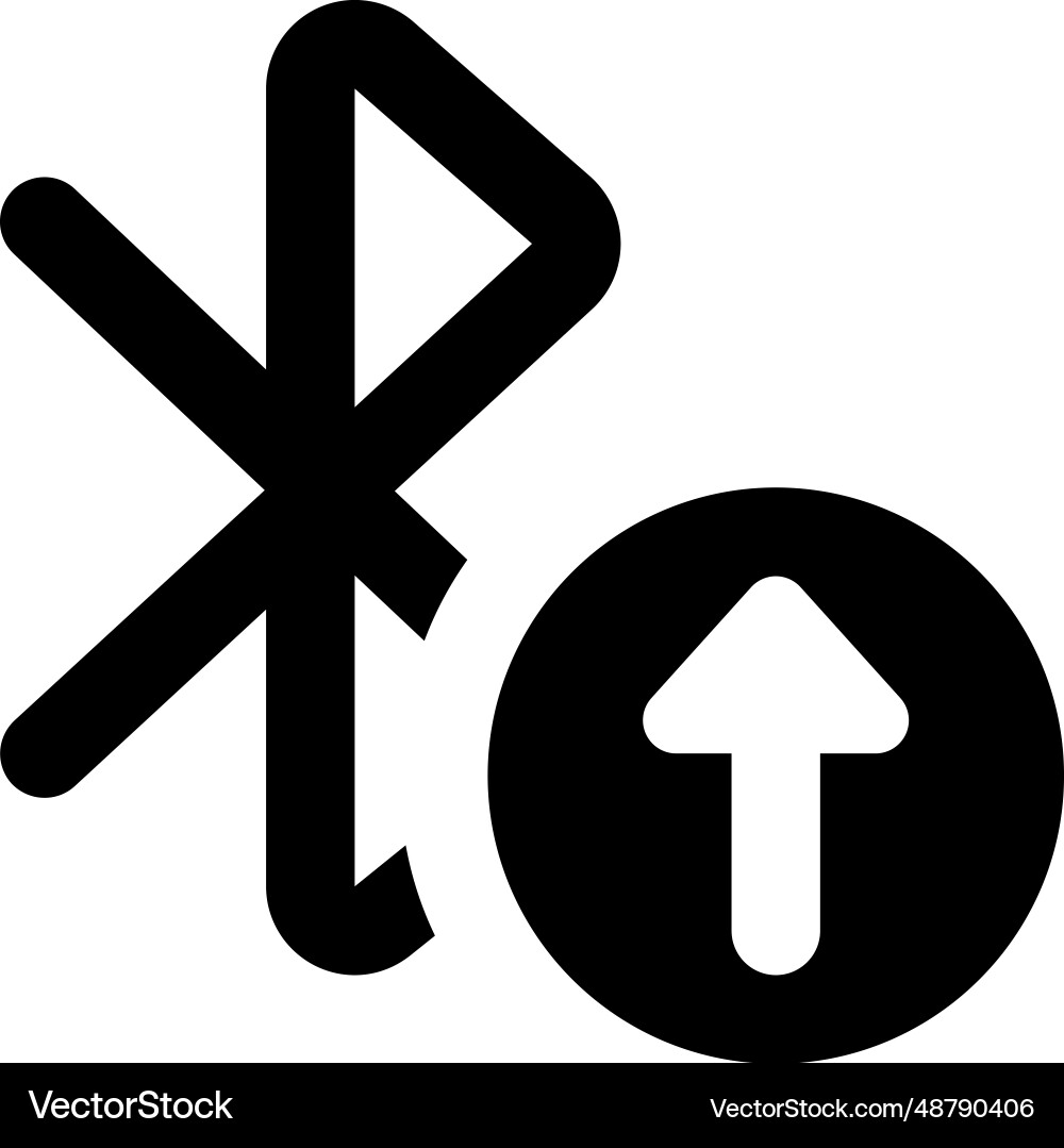 Using bluetooth technology to upload or transmit Vector Image