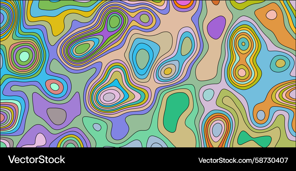 Abstract curve grid map and topography Abstract curve grid map and topography Vector Image