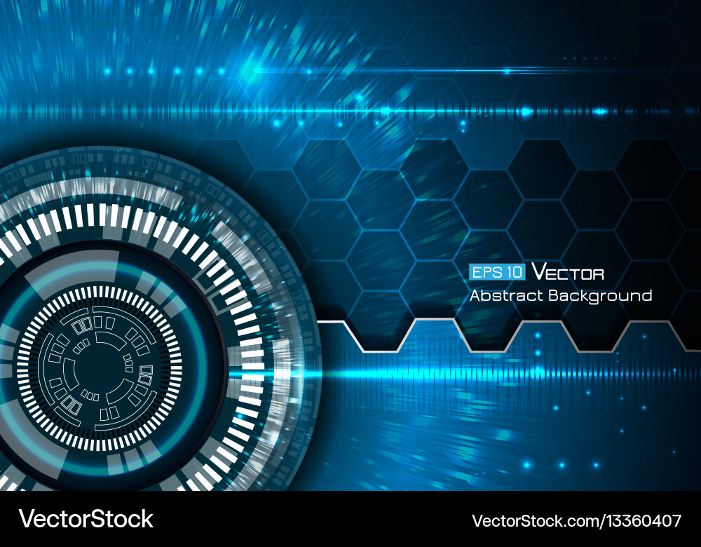 Background with futuristic elements vector image