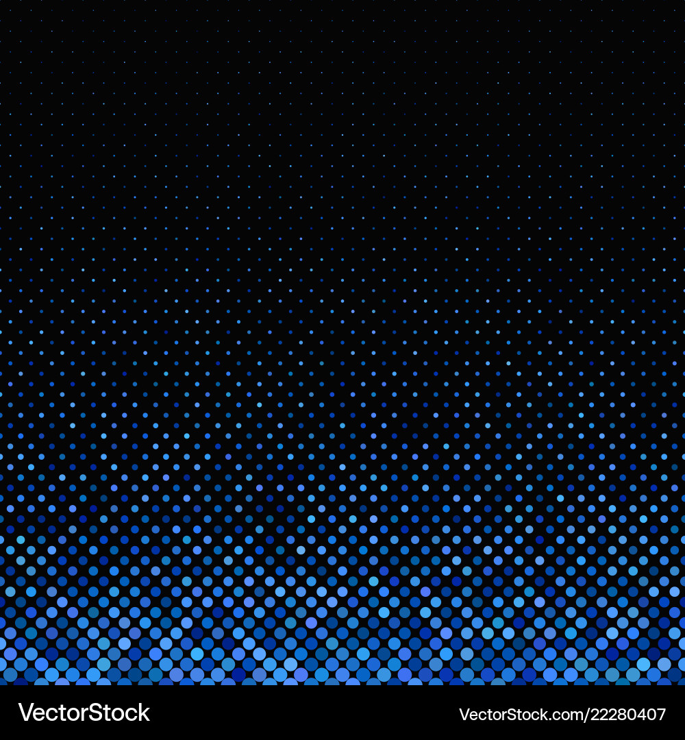 Blue repeating abstract dot pattern background Vector Image