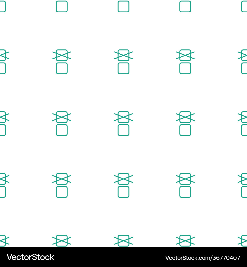 Cargo only in box allowed icon pattern seamless vector image