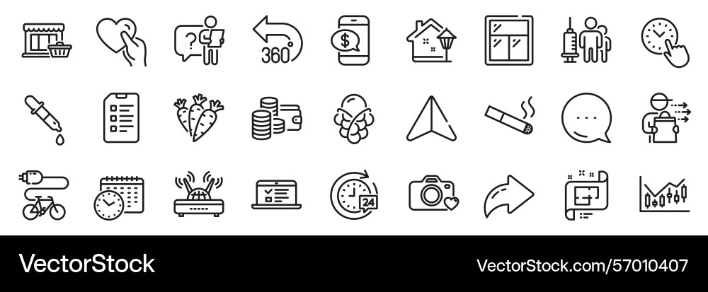 Checklist financial diagram and web lectures line Checklist financial diagram and web lectures line Vector Image