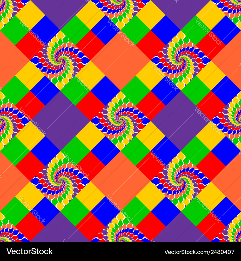 Design seamless multicolor abstract pattern vector image
