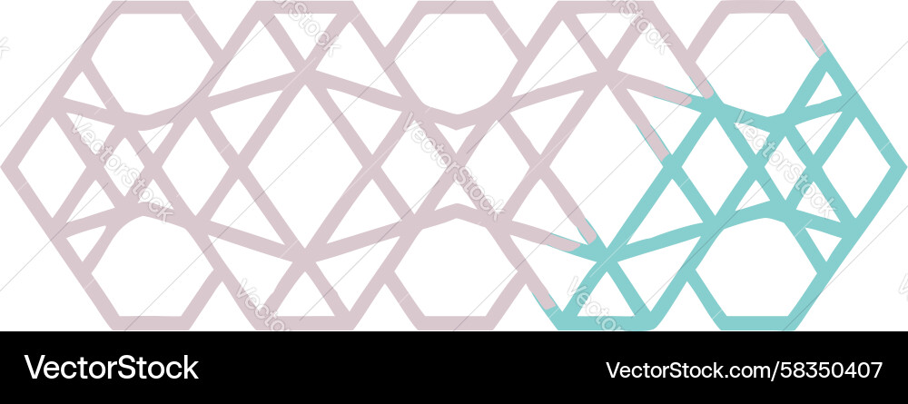 Hexagonal Transparency Pattern Vector Image