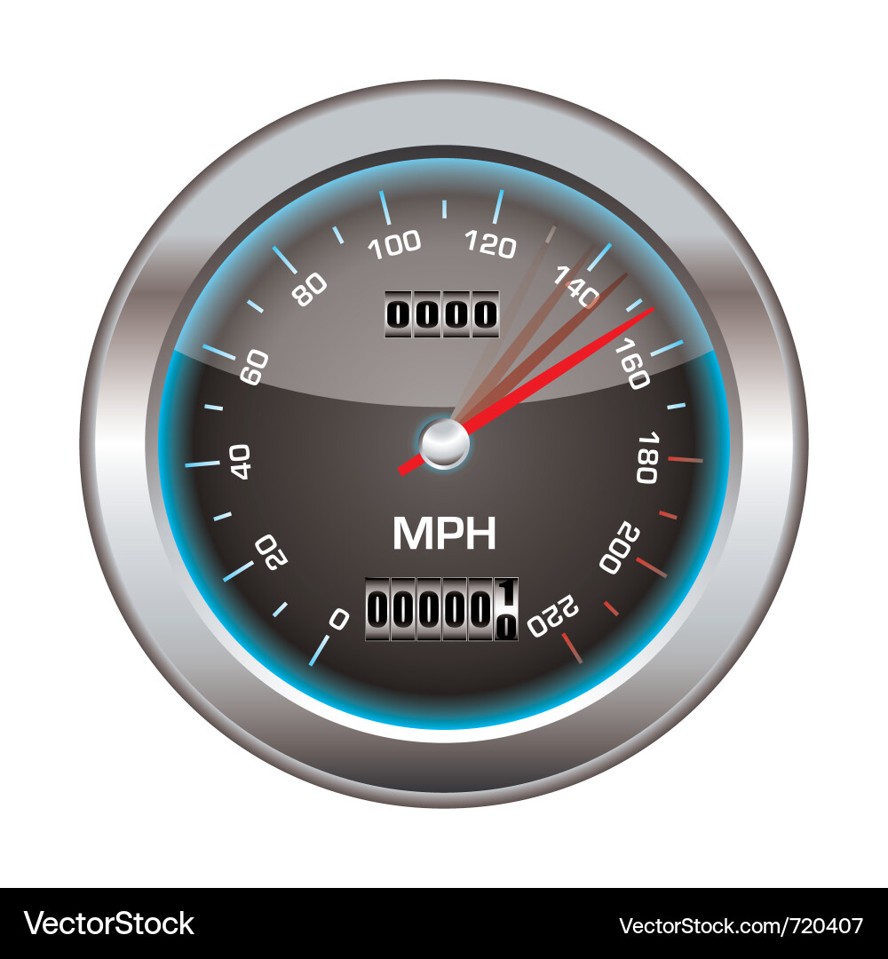 Speedometer vector image