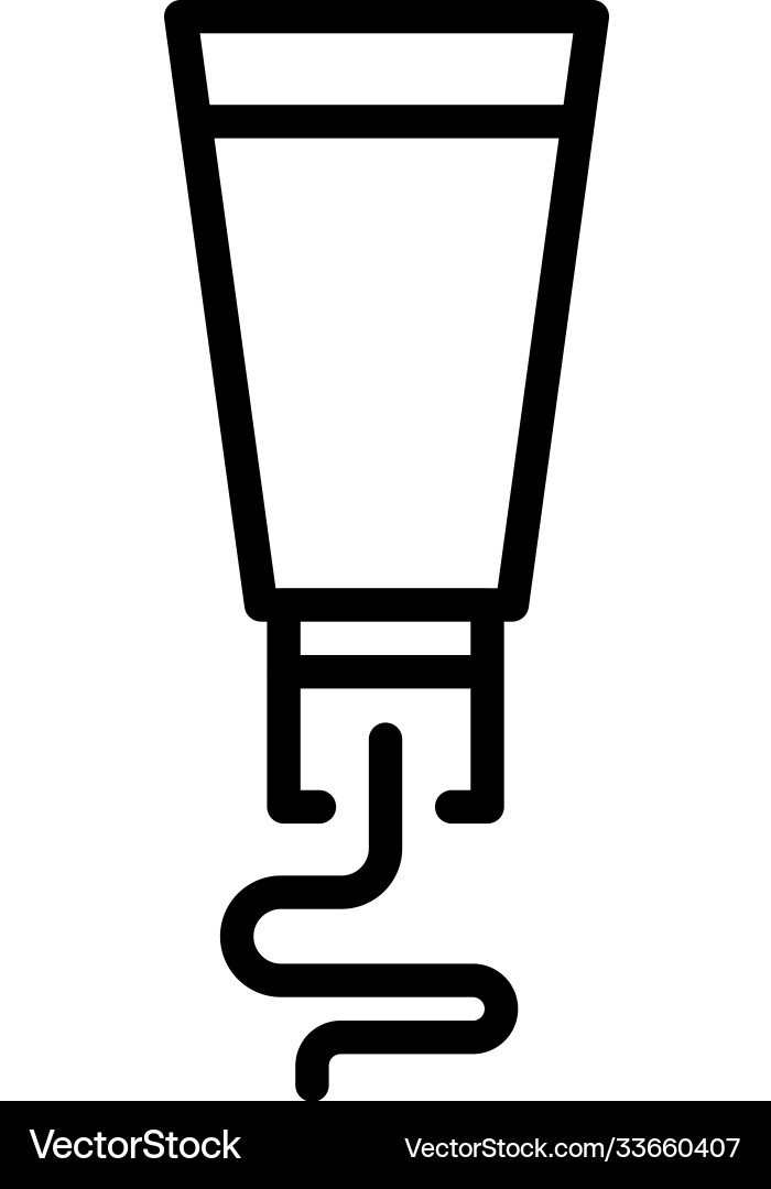 Sunscreen line icon Vector Image
