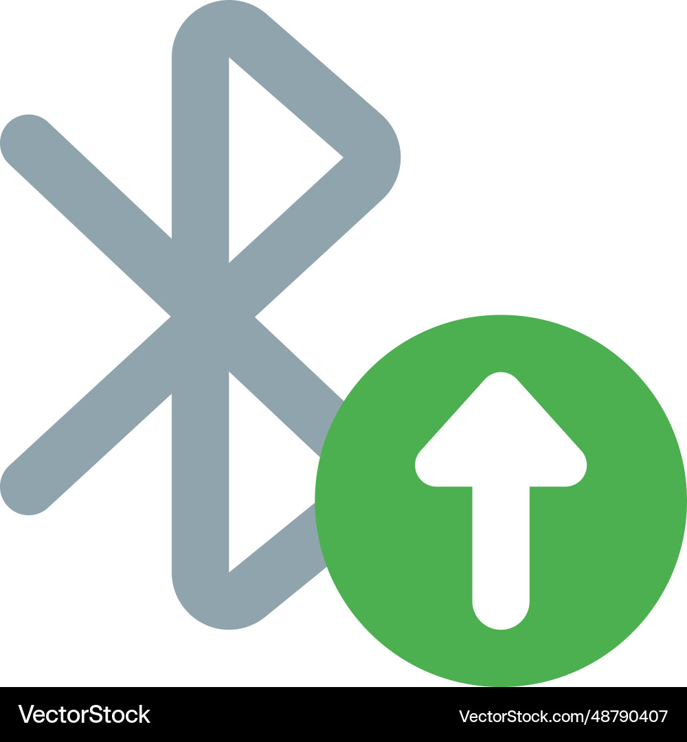 Using bluetooth technology to upload or transmit vector image