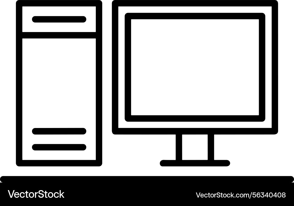 Computer icon symbol image Computer icon symbol image vector image