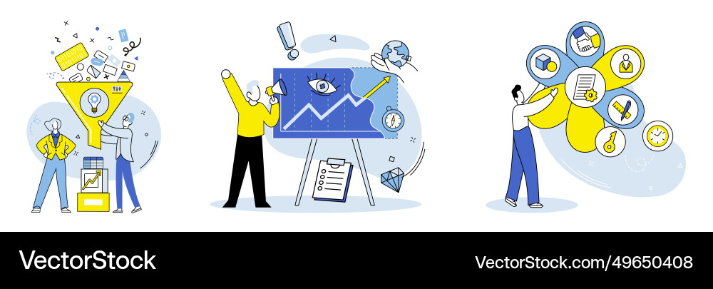 Data visualization information in reports helps Data visualization information in reports helps vector image