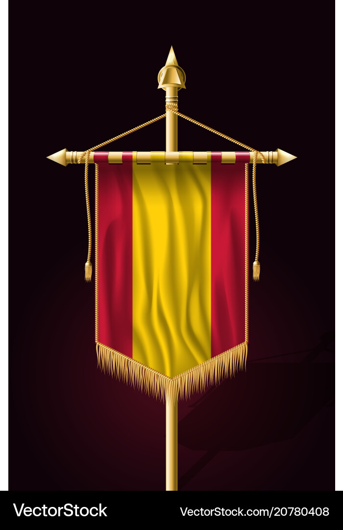 Flag of spain without coat arms festive Flag of spain without coat arms festive vector image