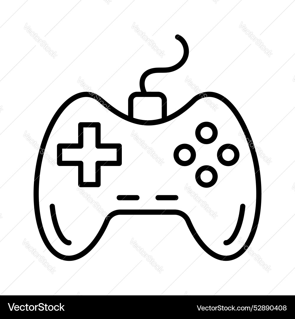 Game console or controller computer gaming Vector Image