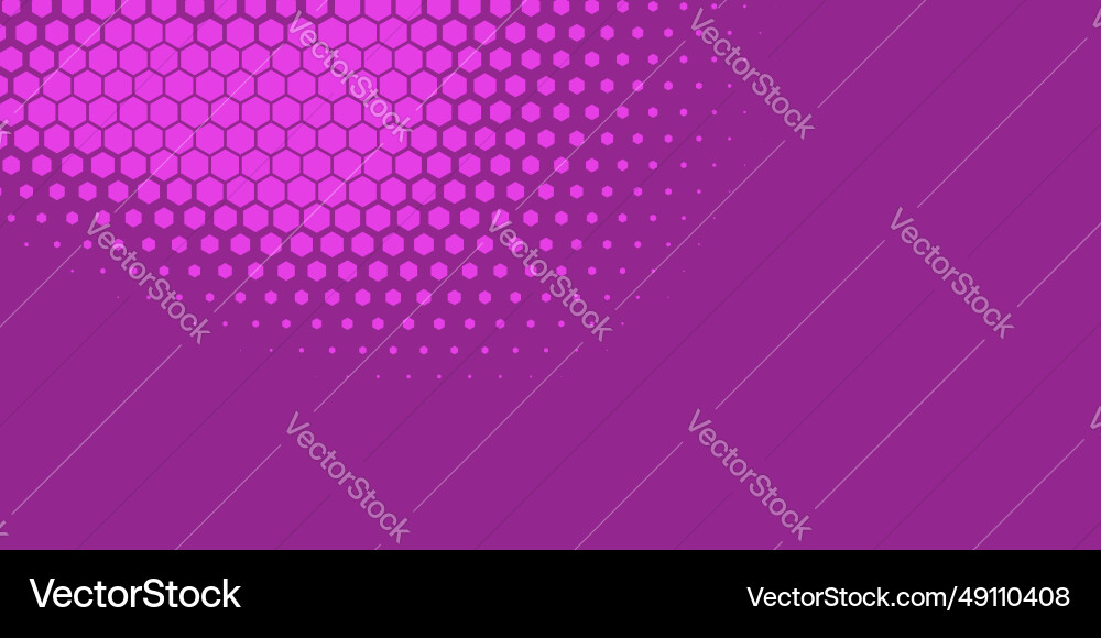 Geometric abstract hexagon two color background Vector Image