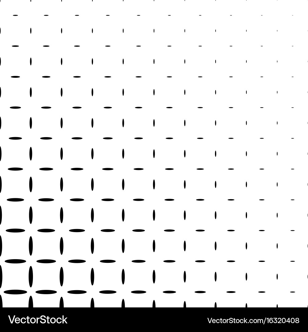 Monochrome abstract ellipse pattern background vector image