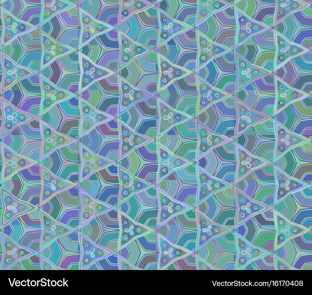 Seamless abstract unusual triangular pattern Vector Image