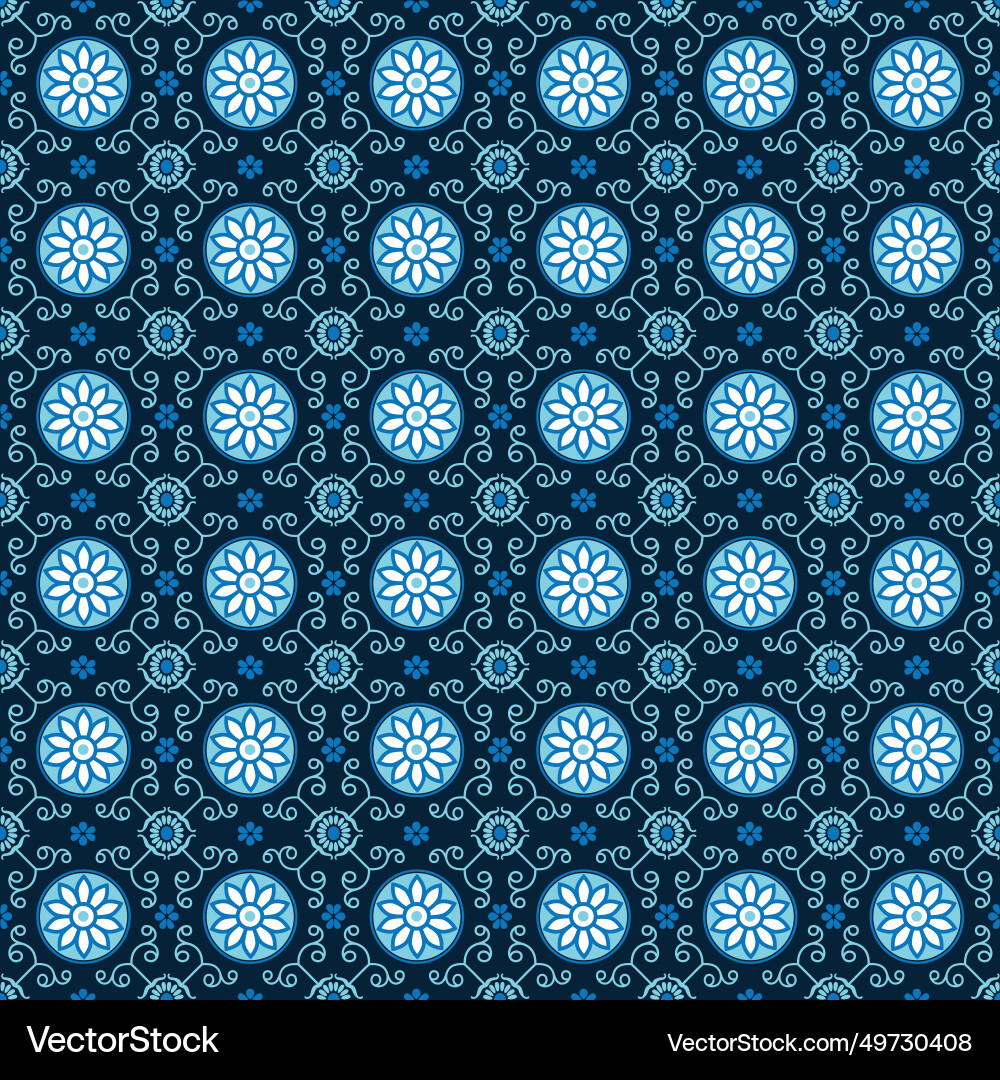 Seamless pattern design for textile print Vector Image
