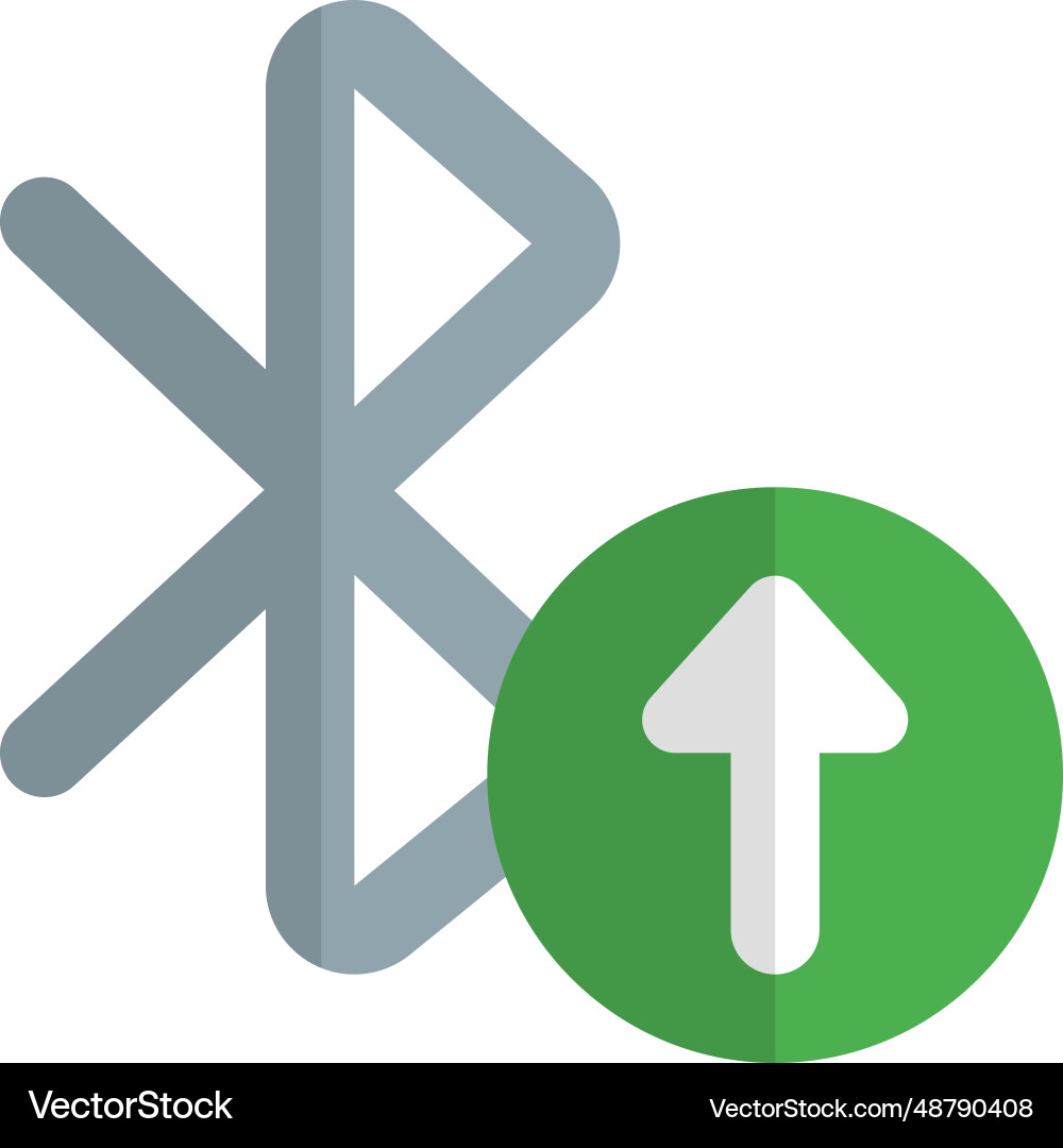 Using bluetooth technology to upload or transmit Vector Image
