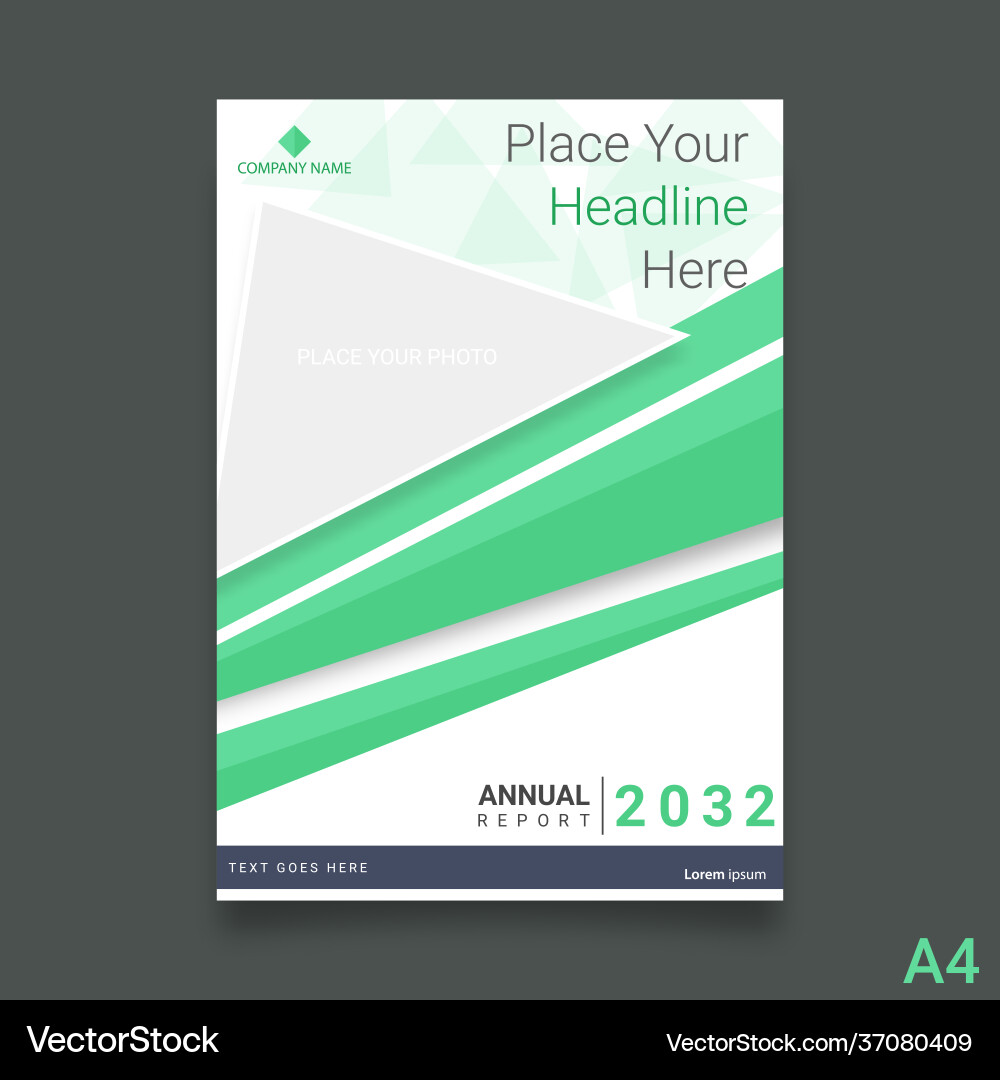 Brochure layout design corporate business annual Brochure layout design corporate business annual vector image