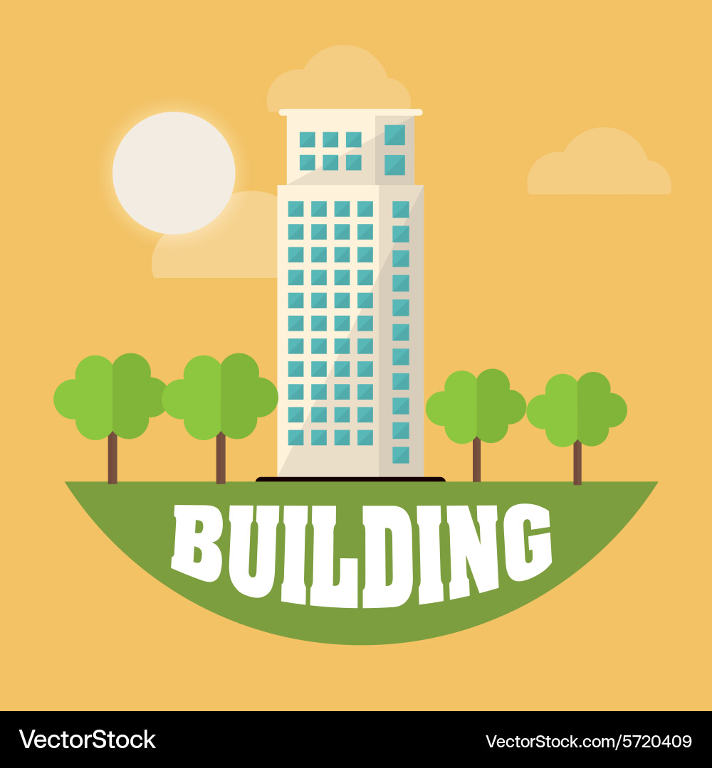 Building design Vector Image