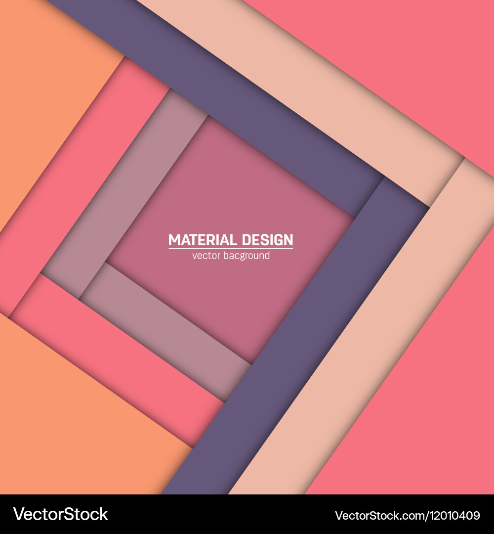 Material design background abstract vector image