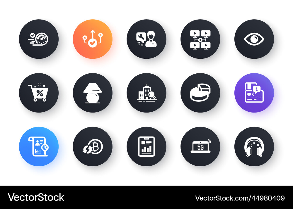 Minimal set of speedometer report document Minimal set of speedometer report document vector image
