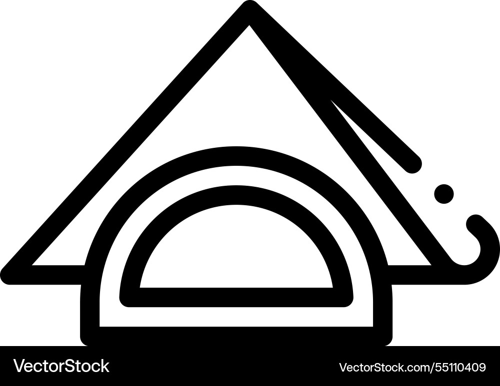 Napkin icon thin linear style design isolated Napkin icon thin linear style design isolated vector image