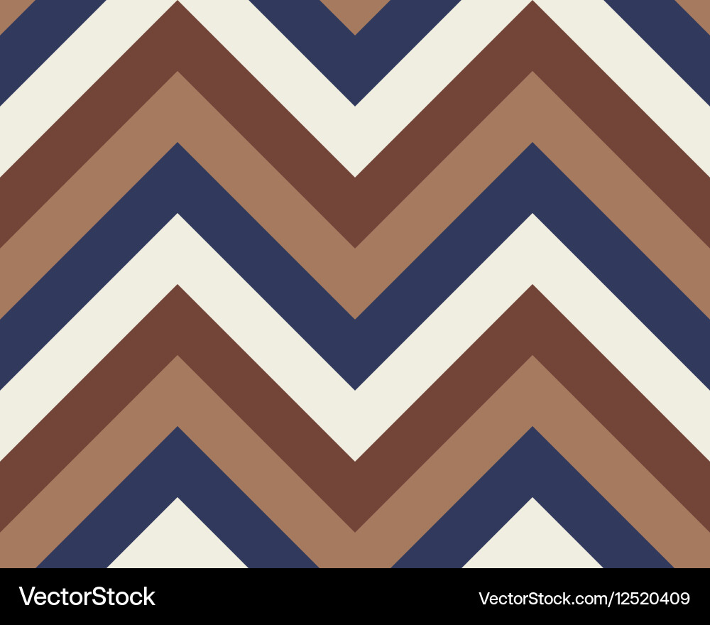 Striped zigzagging seamless pattern zig-zag line vector image