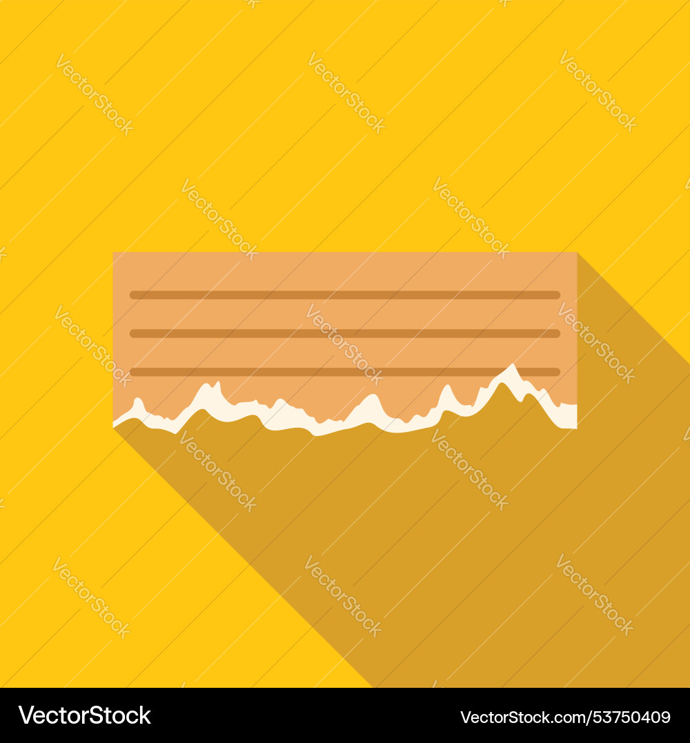 Torn paper with lines showing representing note Torn paper with lines showing representing note vector image