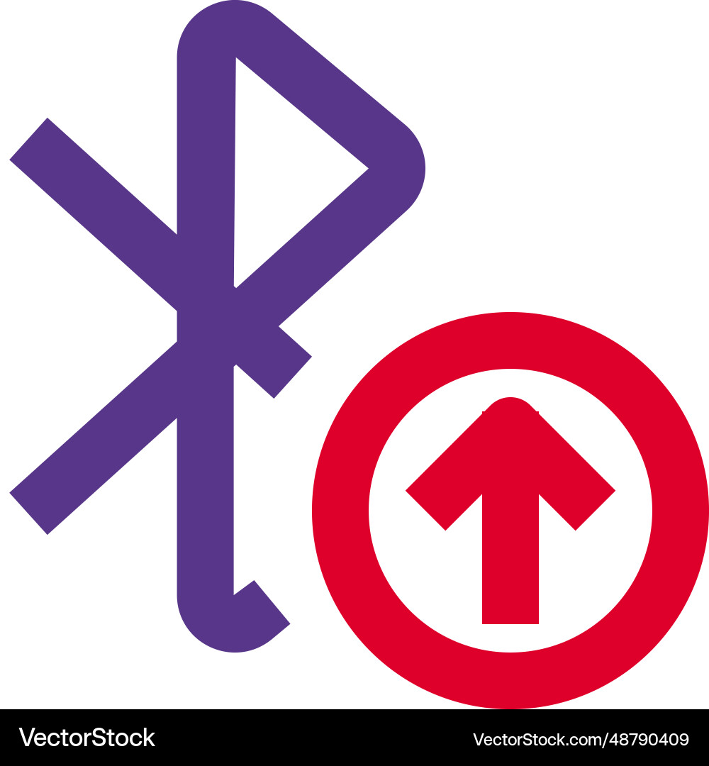 Using bluetooth technology to upload or transmit Vector Image
