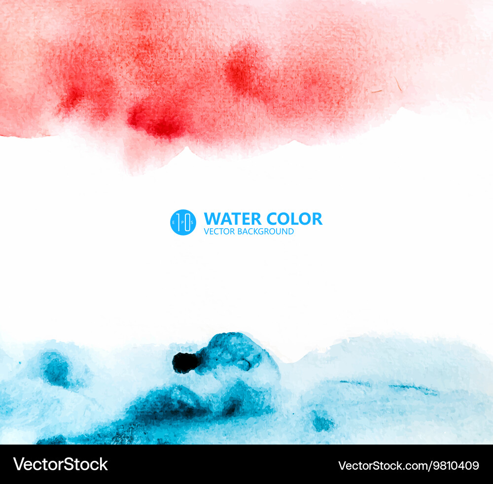 Watercolor painting background Vector Image