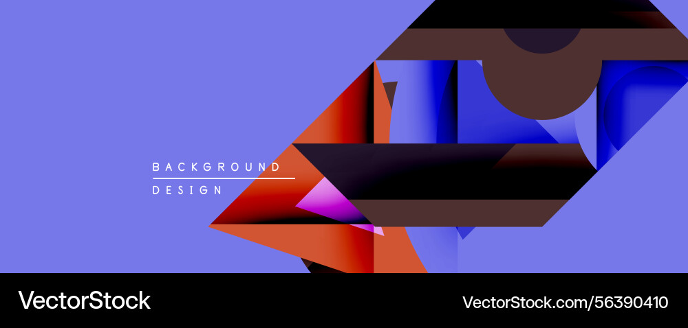 Abstract geometric composition overlapping shapes Abstract geometric composition overlapping shapes vector image