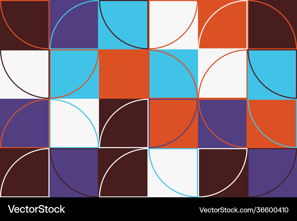 Abstract linear pattern with geometric shapes Abstract linear pattern with geometric shapes vector image
