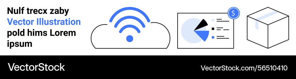 Cloud connectivity with data analytics and secure vector image