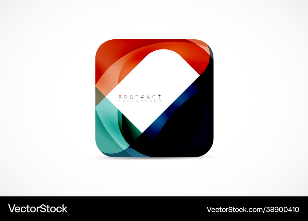 Minimal background abstract square shape Minimal background abstract square shape vector image