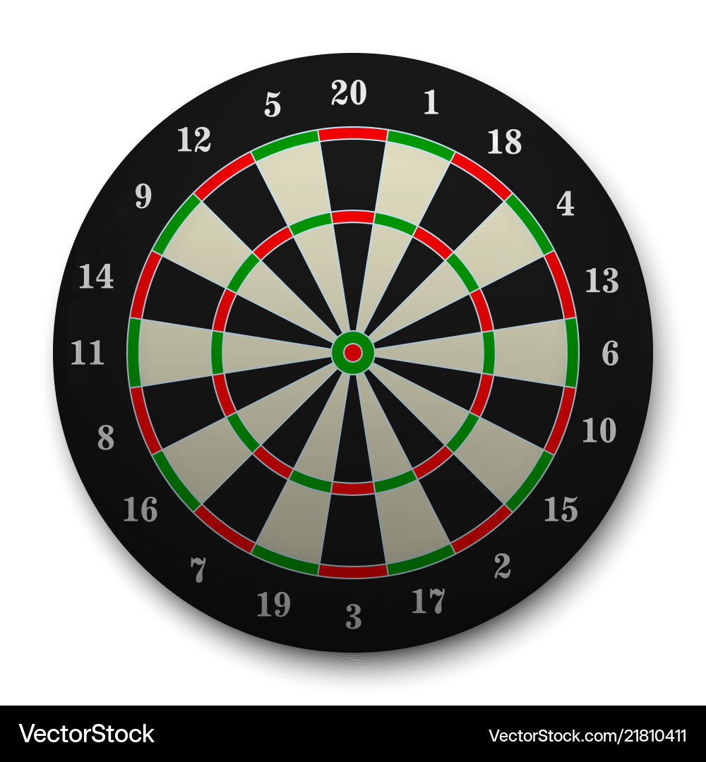 3d realistic target 3d realistic target vector image