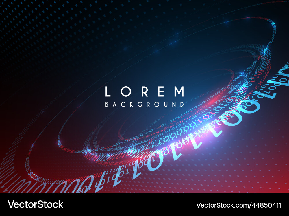 Abstract coding background with light effect Abstract coding background with light effect Vector Image