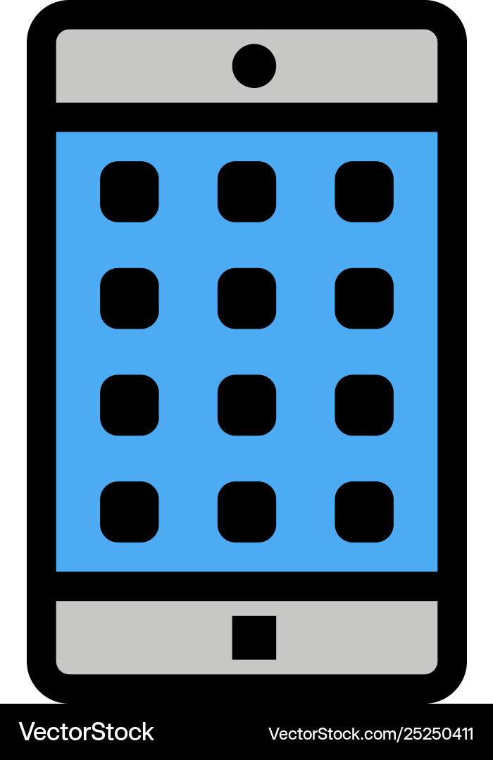 Application mobile password Vector Image