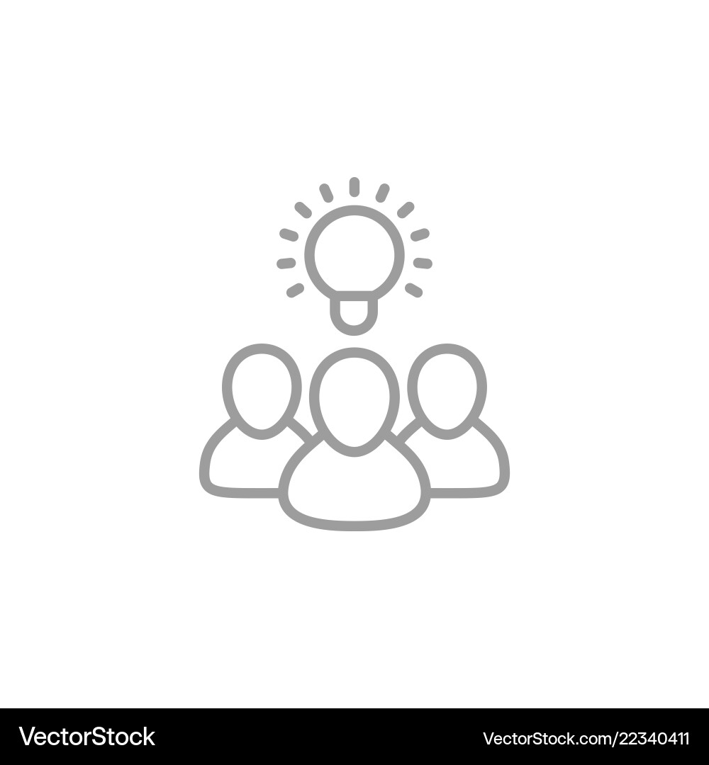 Brainstorming Idea Spark Icon vector image