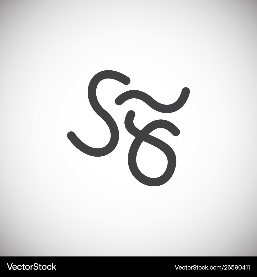 Cell icon on background for graphic and web design Vector Image