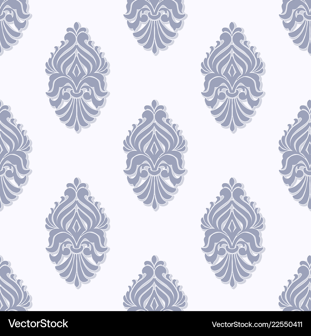 Damask Pattern Background vector image